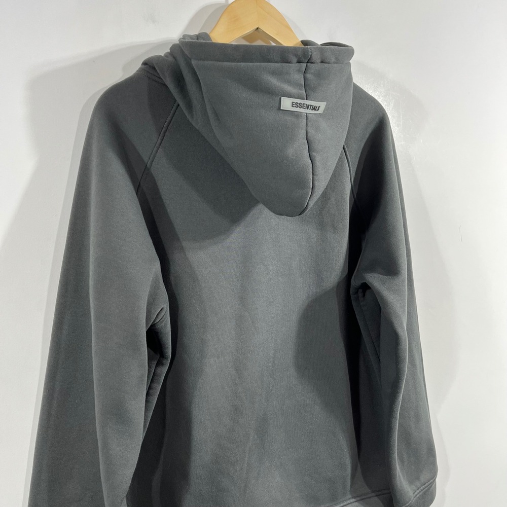 Fear of God Essentials Hoodie Streetwear Logo Pullover Mens Large Neutral Gym - Picture 4 of 12